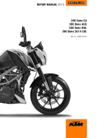 KTM DUKE 390 - Repair manual 2013-4